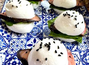 Foto di Mini burger di bufala e salmone