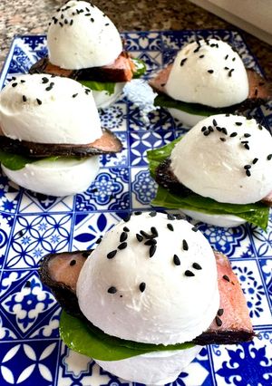 Foto di Mini burger di bufala e salmone