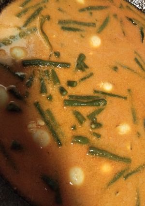 Foto resep Gulai cumi isi tahu & kacang panjang