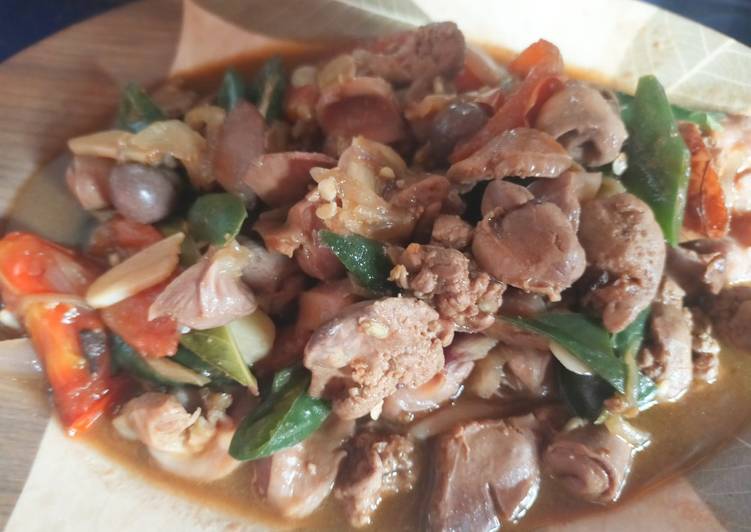 Resep Ati ampela masak kecap Anti Gagal