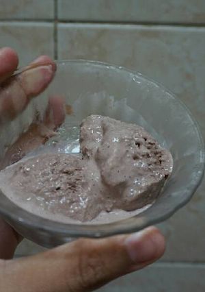 Foto resep Es krim coklat pakai whip cream