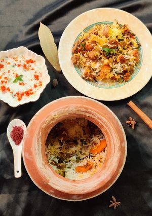 A picture of Soya Dum Biryani.