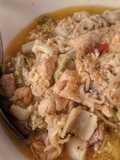 Seblak Mie / Noodle and Chicken in Sand Ginger Broth