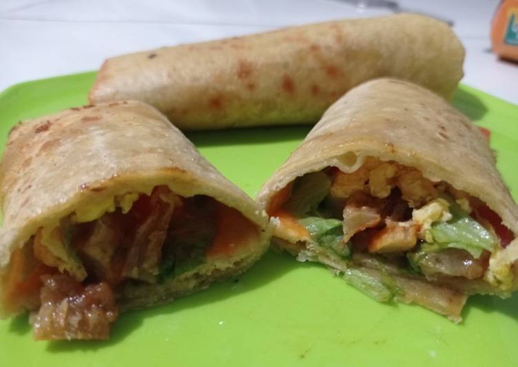 Resep Chicken shawarma crispy, Bisa Manjain Lidah