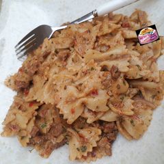 A picture of Creamy Beef Pasta.