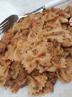 A picture of Creamy Beef Pasta.