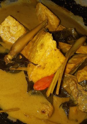 Foto resep Tahu kari / opor tahu