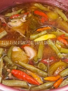 Foto resep Asem asem ayam pedas