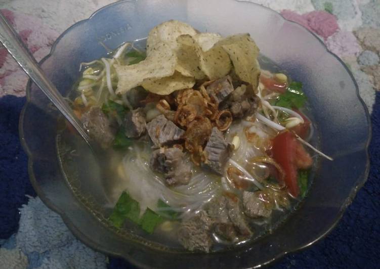 Resep Soto bening daging, Bisa Manjain Lidah