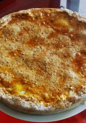 Una foto de Tarta de atún con masa integral