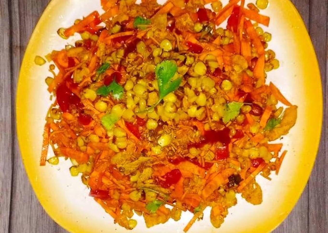 Indian corn chaat