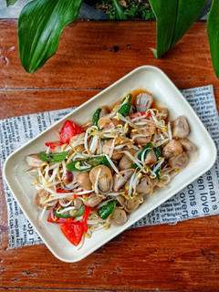 Foto resep Tumis Jamur Merang dan Toge