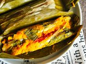 Gambar pepes ikan teri basah