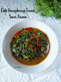 Foto resep Cah Kangkung Terasi Saus Tiram