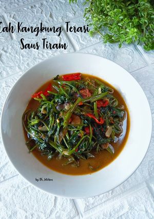 Foto resep Cah Kangkung Terasi Saus Tiram