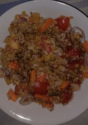 Une photo de Salade de lentilles