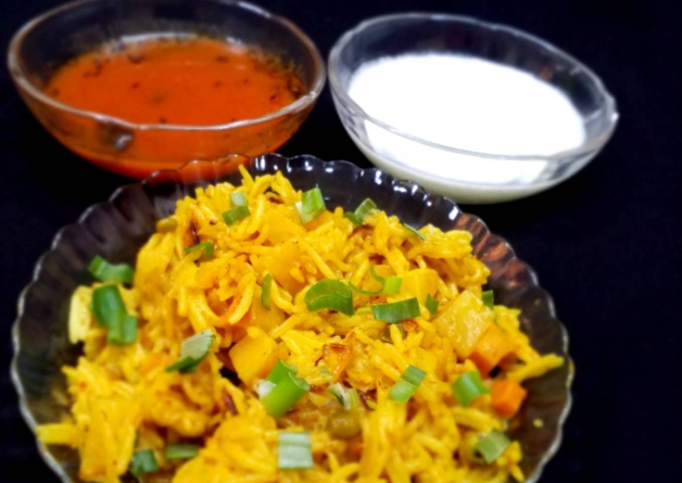 Vegetarian Schezwan Pulao