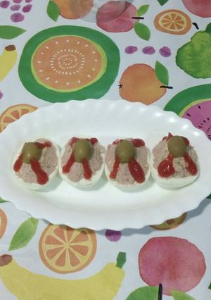 Foto principal de Huevos rellenos de paté al oporto