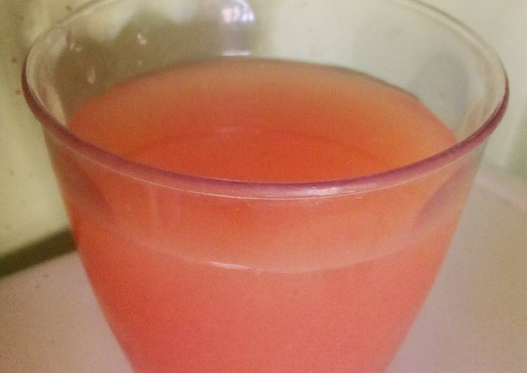 Steps to Make Super Quick Homemade Orange Watermelon Juice