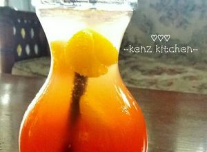 Foto resep Summer sunset mocktail