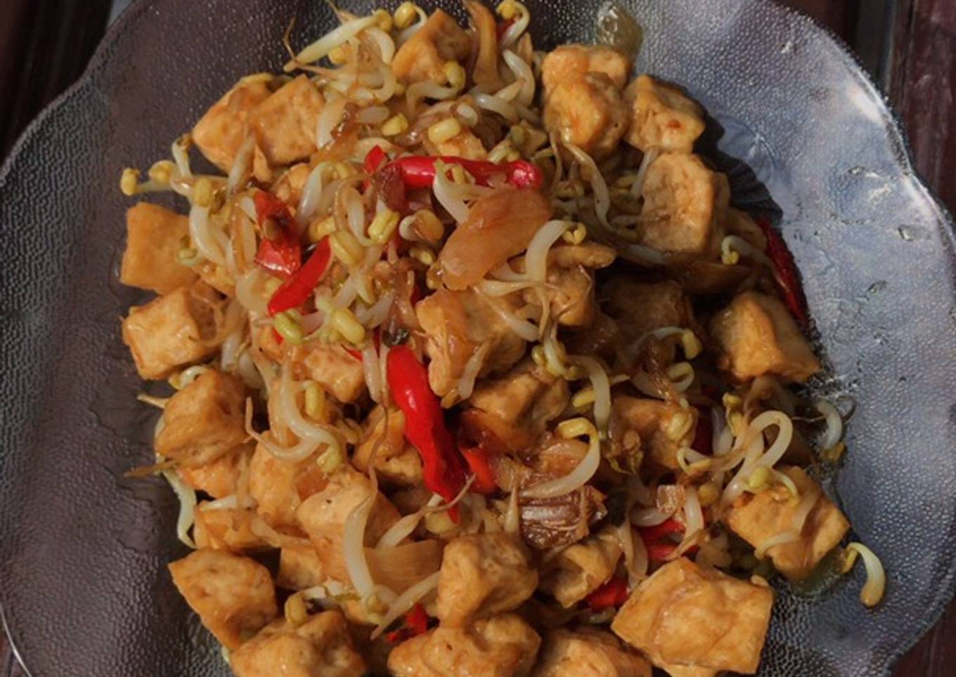 Tumis Toge Tahu