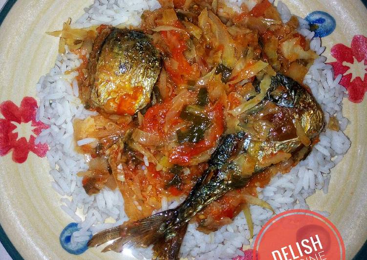 Recipe of Quick White rice and cabbage stew
