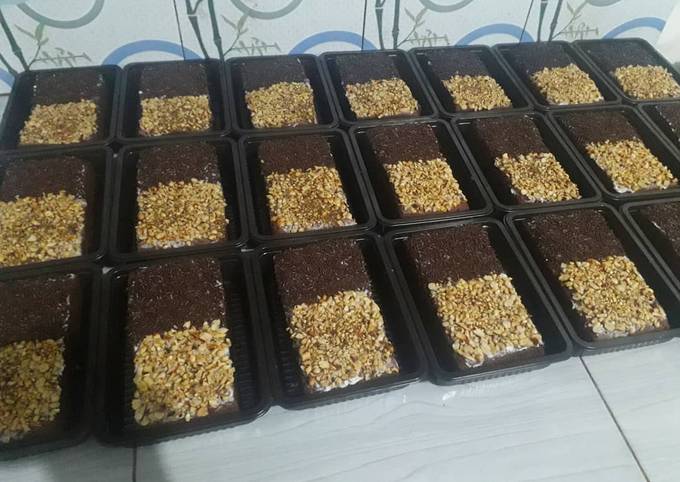 Brownies kukus lembut nyoklat dan ekonomis👌