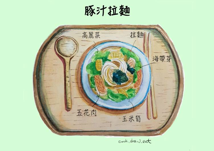 小煮婦發表的深夜食堂豚汁拉麵食譜 Cookpad