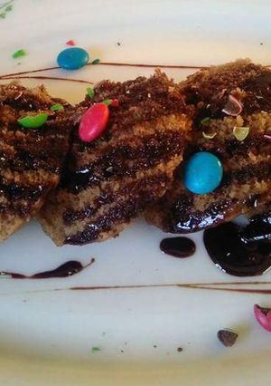 A picture of Chocolate idli.