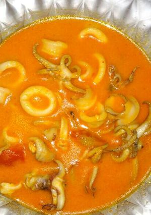 Foto resep Cumi kuah santan