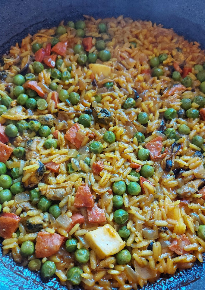 Una foto de Paella fácil