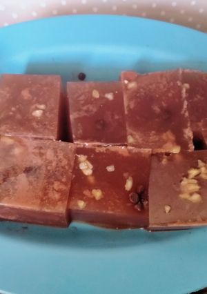 Foto resep AGAR - AGAR COKLAT TABUR KACANG & COCOCHIP
