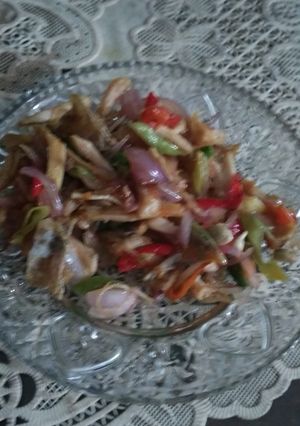 Foto resep Ayam suwir sambal matah ala Erva
