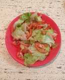 Ensalada 🥗 de Lechuga 🥬 con Tomate 🍅