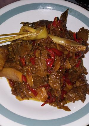 Foto resep Daging Sapi Bumbu Iris