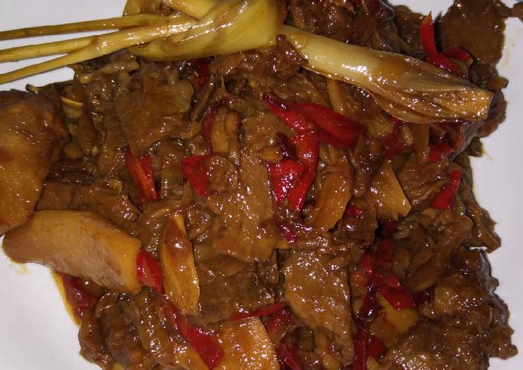  Resep  Daging  Sapi  Bumbu Iris  Lezat Dapur Emak