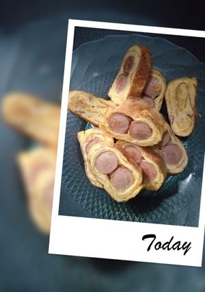 Foto resep Omelet telur dua sosis (4)