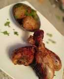 Pollo al horno con papas