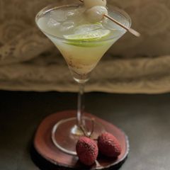 A picture of Lychee Gin Squash.
