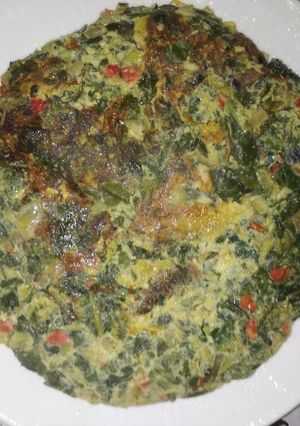 Una foto de Tortilla de acelga 🥬