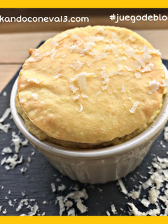 Una foto de Suflé de patatas con parmesano