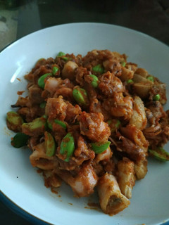 Foto resep Cumi Asin Pete Balado