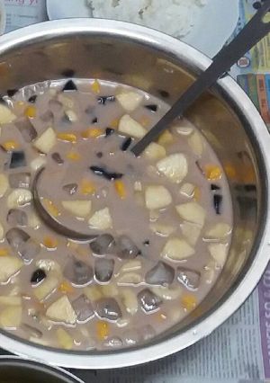 Foto resep Es campur buah