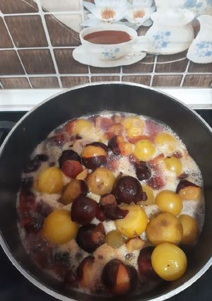 عکسی از دستور لواشک آلو زرد و قرمز