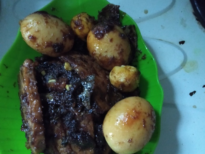 Resep Bacem tahu telor ala mama seno Anti Gagal