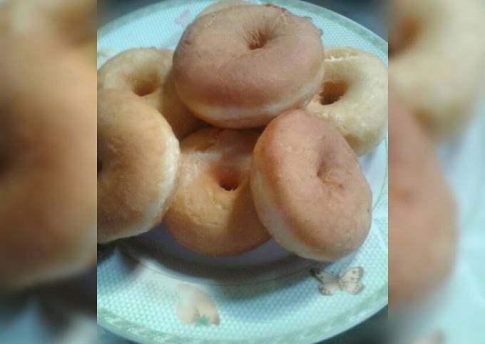 Donat empuk lembut tanpa kentang