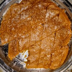 Besan ka halwa A picture of Besan ka halwa.