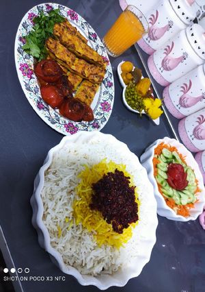 عکسی از دستور کوبیده مرغ تابه ای😋