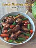 Ayam Goreng Rempah Kari Tumis Kicap