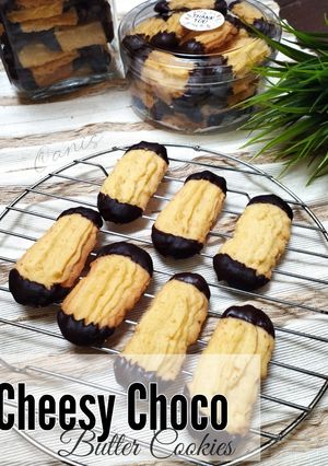 Foto resep Cheesy Choco Butter Cookies